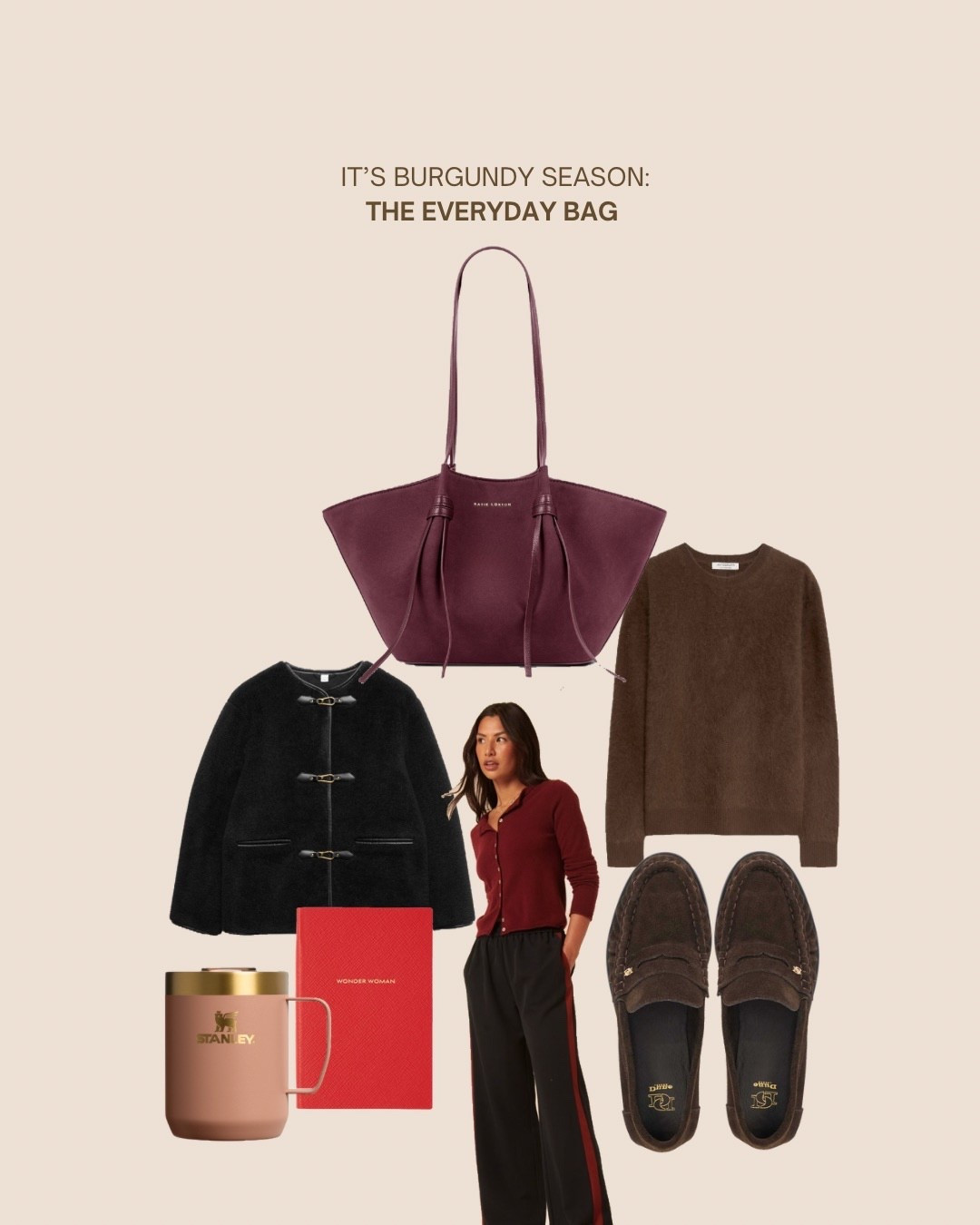It’s burgundy season:
The everyday bag 

#LTKeurope #LTKautumn #LTKuk