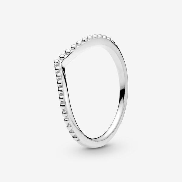 Beaded Wishbone Ring | Pandora (US)