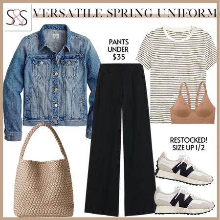 Casual Fridays require a comfy outfit! This tee with black pants and sneakers is great as a spring outfit, perfect for grabbing that cup of coffee on the weekend!

#LTKfindsunder50 #LTKstyletip #LTKSeasonal