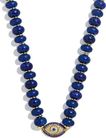BaubleBar Leah Evil Eye Beaded Necklace | Nordstrom | Nordstrom