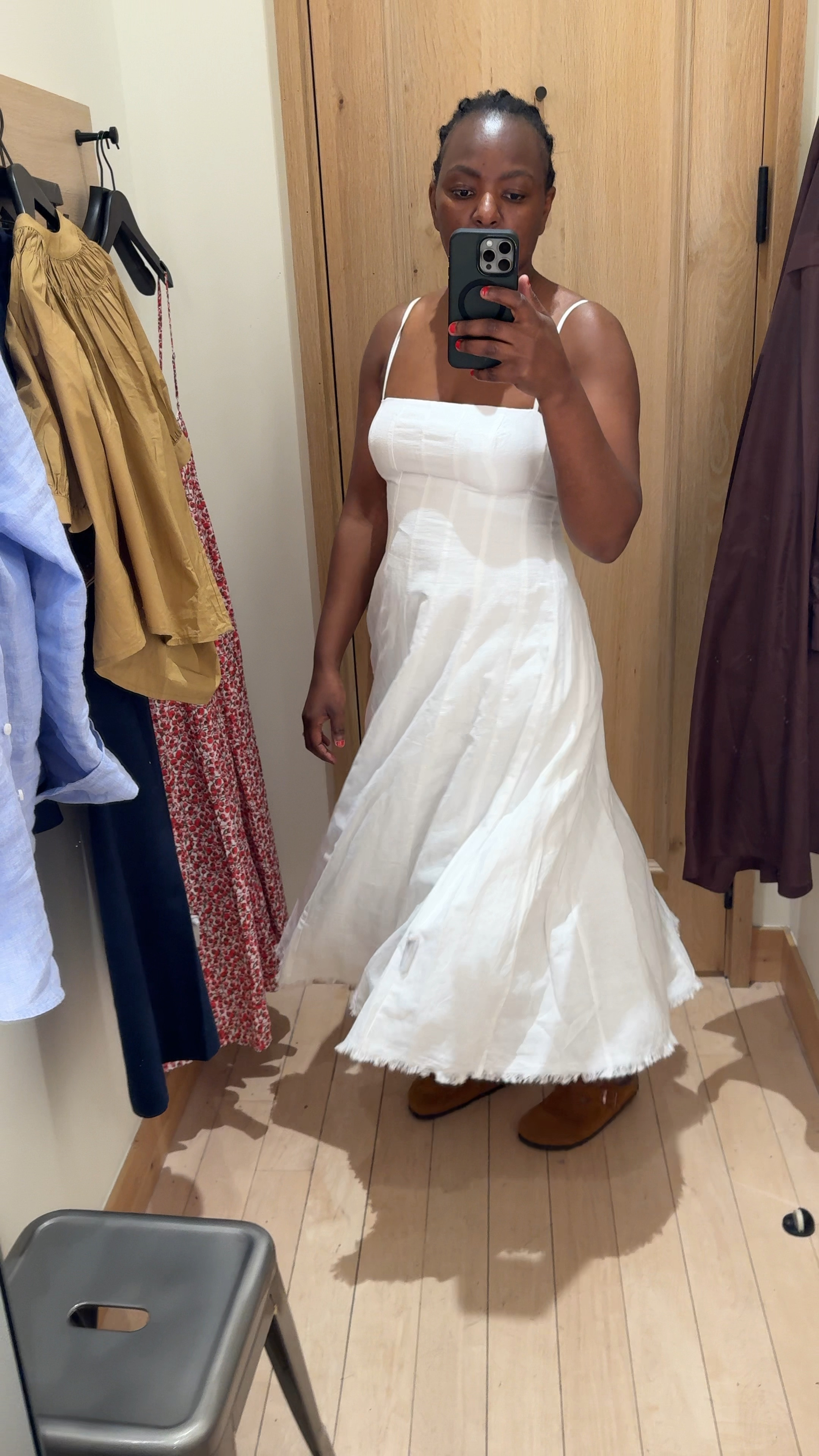 J Crew Seamed flare midi dress in linen blend. Fits true to size. Wearing size 10 height 5’6 
Summer dress, Mother’s Day dress, spring dress, graduation dress 

#LTKOver40 #LTKStyleTip