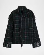 Fringed Scarf Jacket | Neiman Marcus