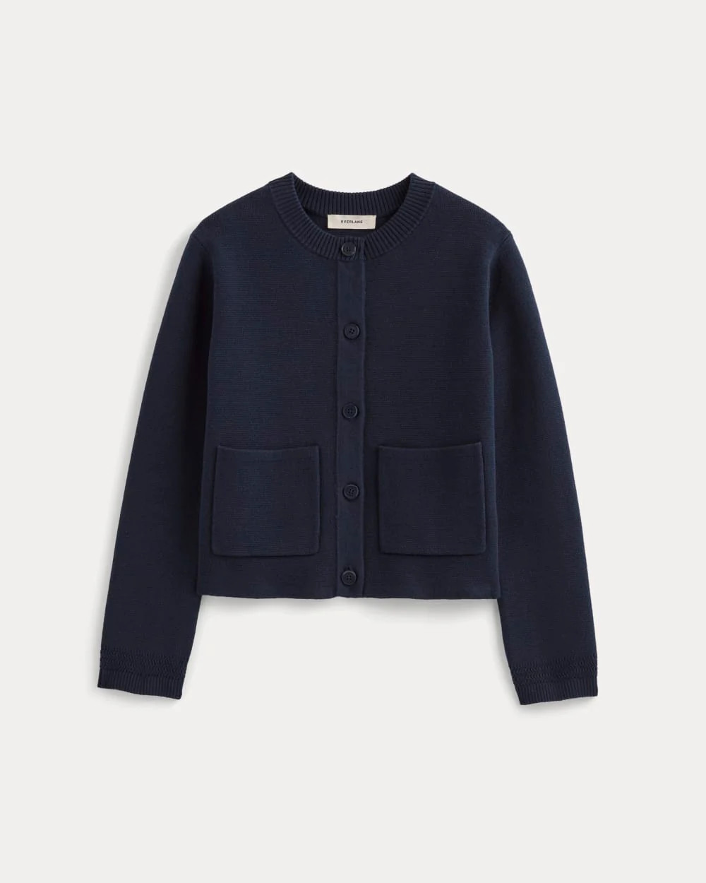 The Crew Cardigan in Everyday Cotton | Navy | Everlane