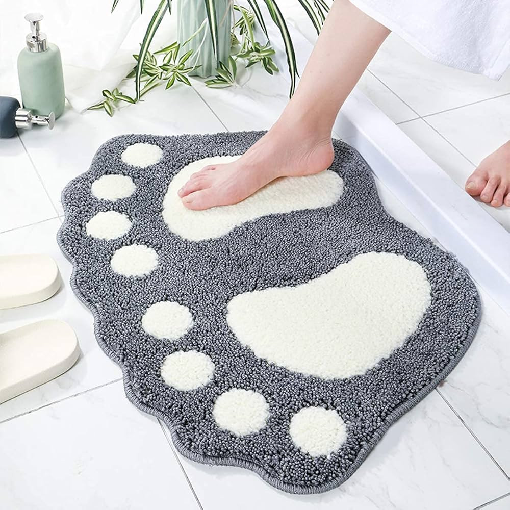 Bathroom Rugs Water Absorbent Non-Slip Mat Used in Bathroom, Shower, Room, Etc.Soft Microfiber Ma... | Amazon (US)