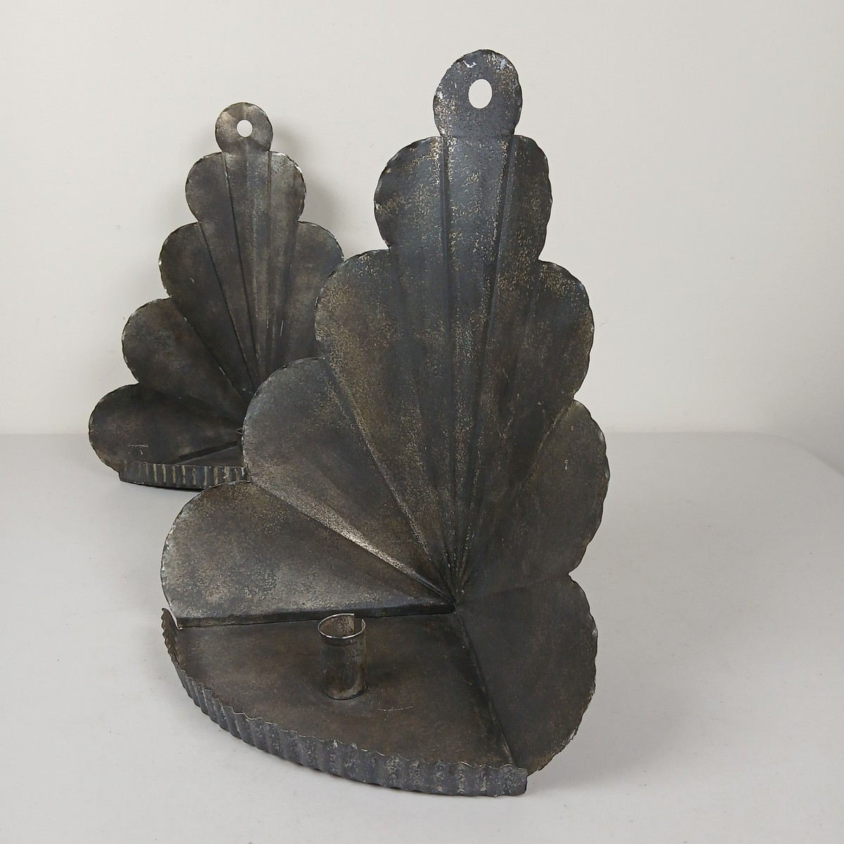 Antique Tin Corner Candle Holder Wall Sconce Primitive Americana Victorian Deco | eBay US