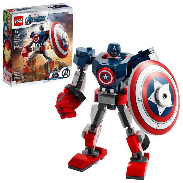 LEGO Marvel Avengers Classic Captain America Mech Armor 76168 | Target