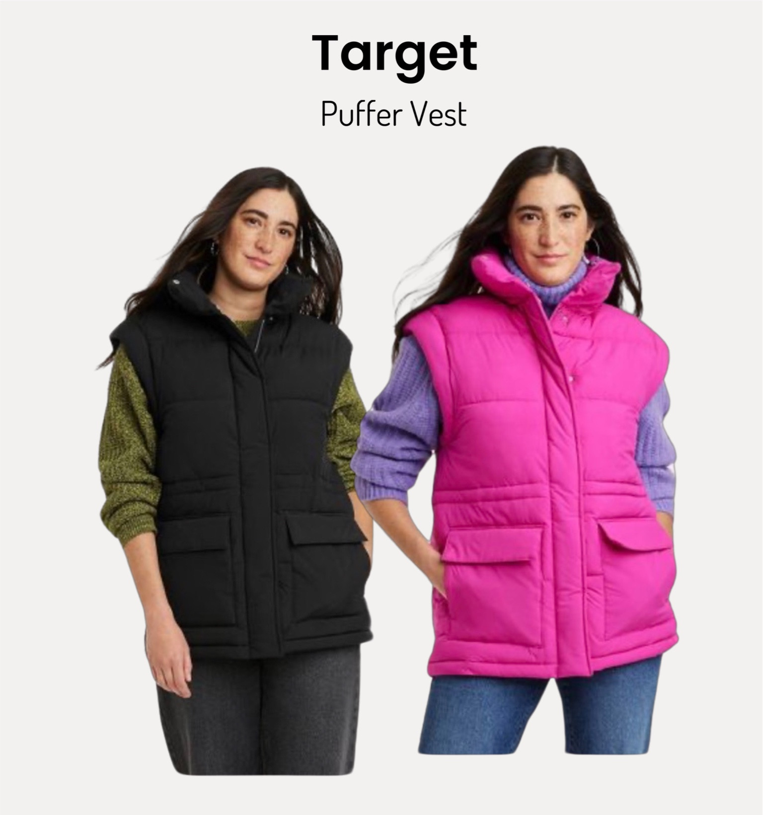 Womens puffer vest target hot sale