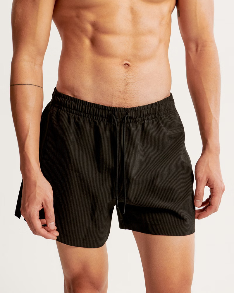 Pull-On Seersucker Swim Trunk | Abercrombie & Fitch (US)