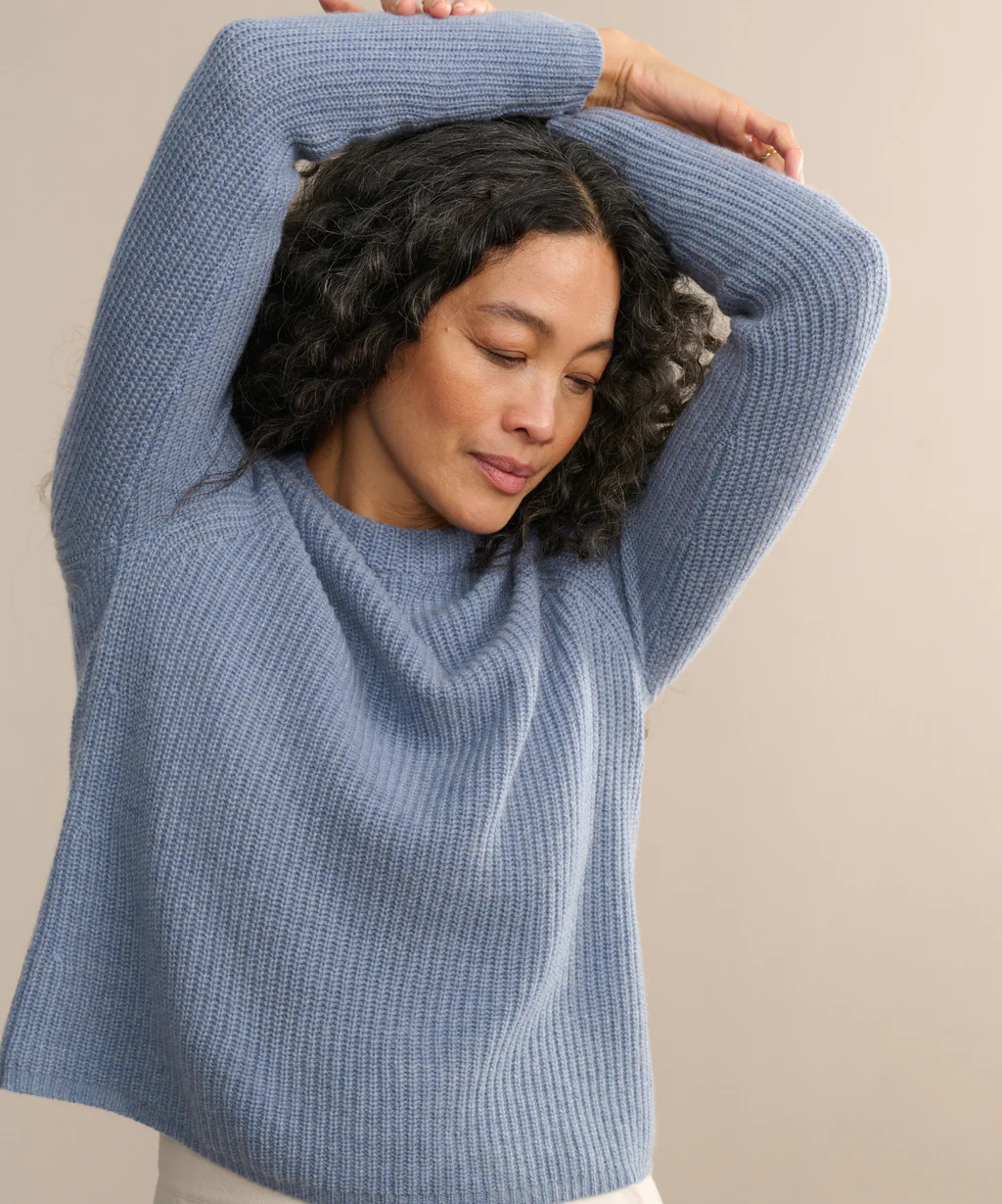 Cashmere Fisherman Sweater | Jenni Kayne