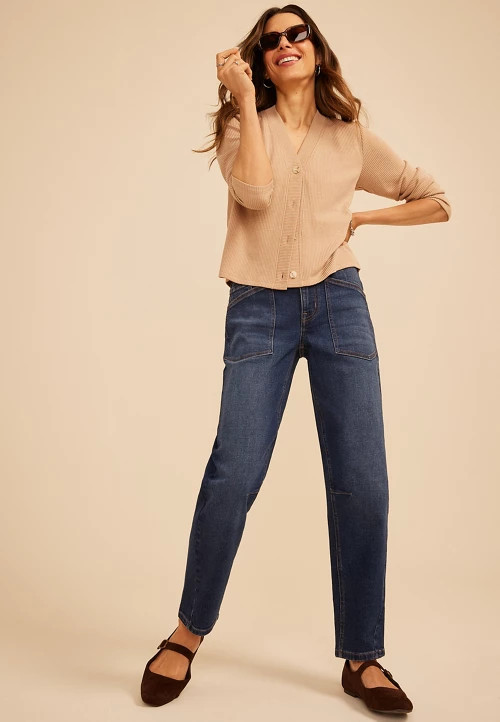 High Rise Utility Barrel Jean | maurices | Maurices