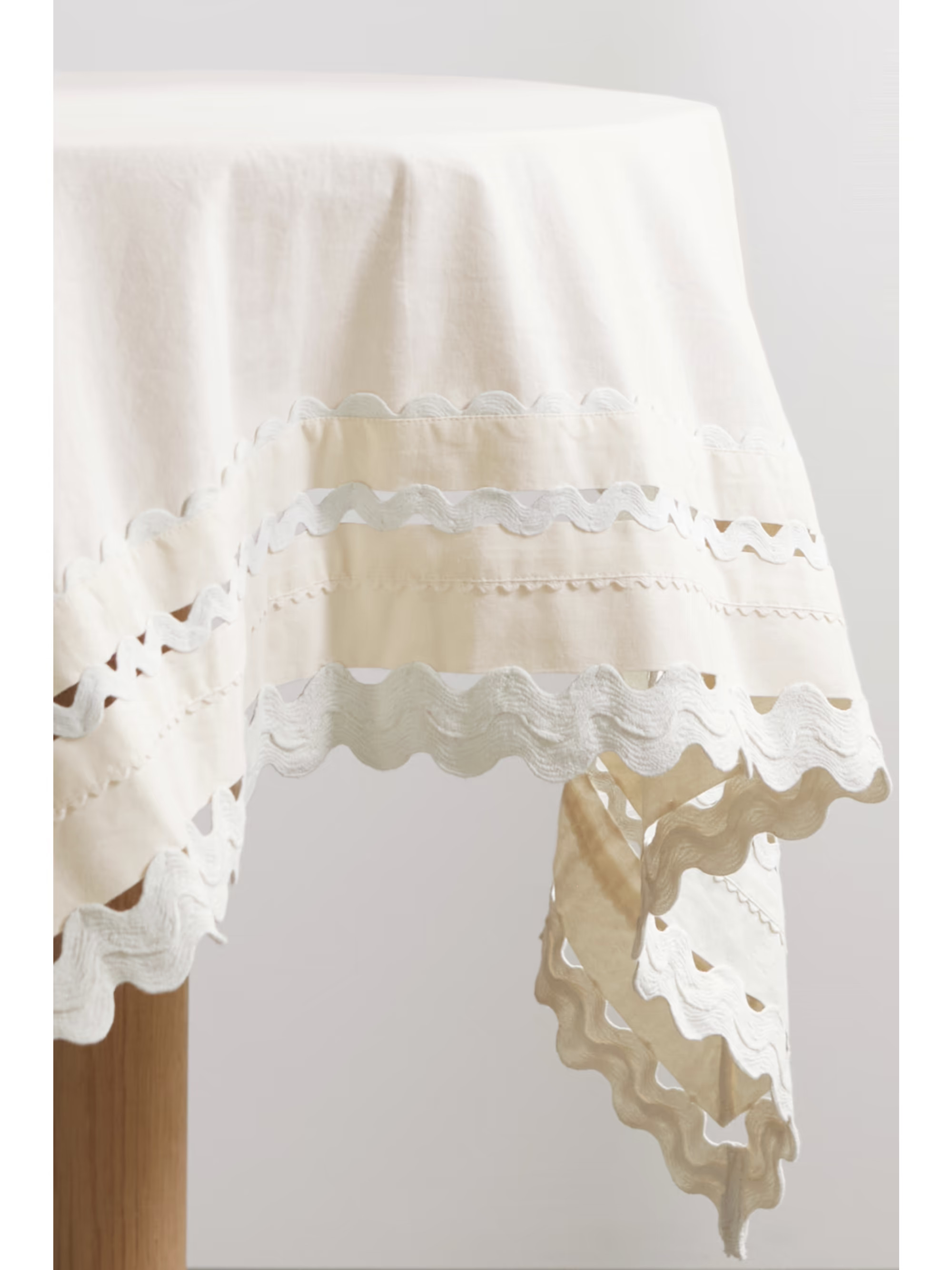Ryleigh ric rac-trimmed cotton tablecloth | NET-A-PORTER (US)