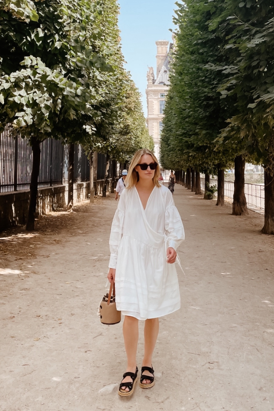 Found my Cecilie Bahnsen dress for 70% off. This was the perfect maternity style and postpartum. Fit is oversized. Wearing an XS/S 