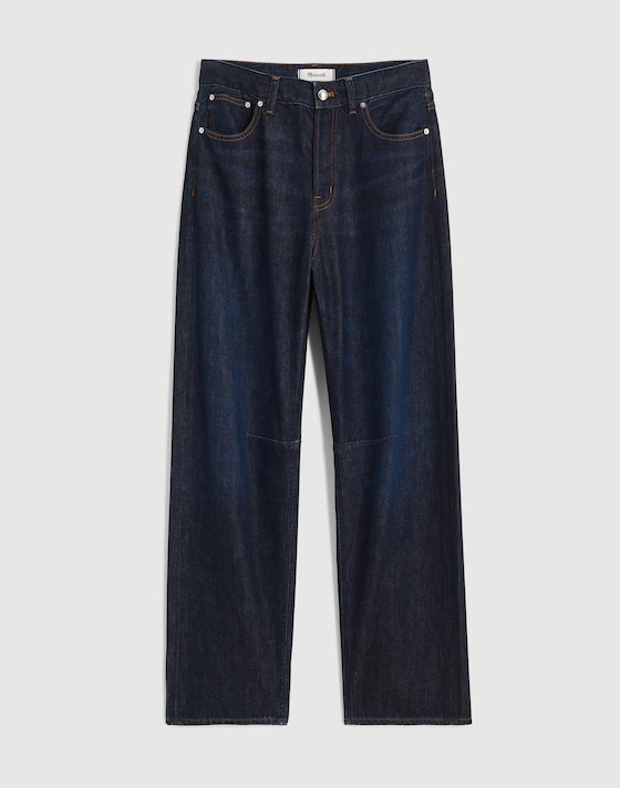 The Curvy Darted Barrel-Leg Jean in SoftDrape | Madewell