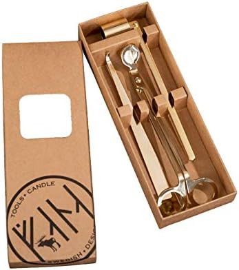 BEDOGO 3 in 1 Candle Accessory Set with Wick Trimmer, Wick Dipper, Candle Snuffer - Elegant Gift ... | Amazon (US)
