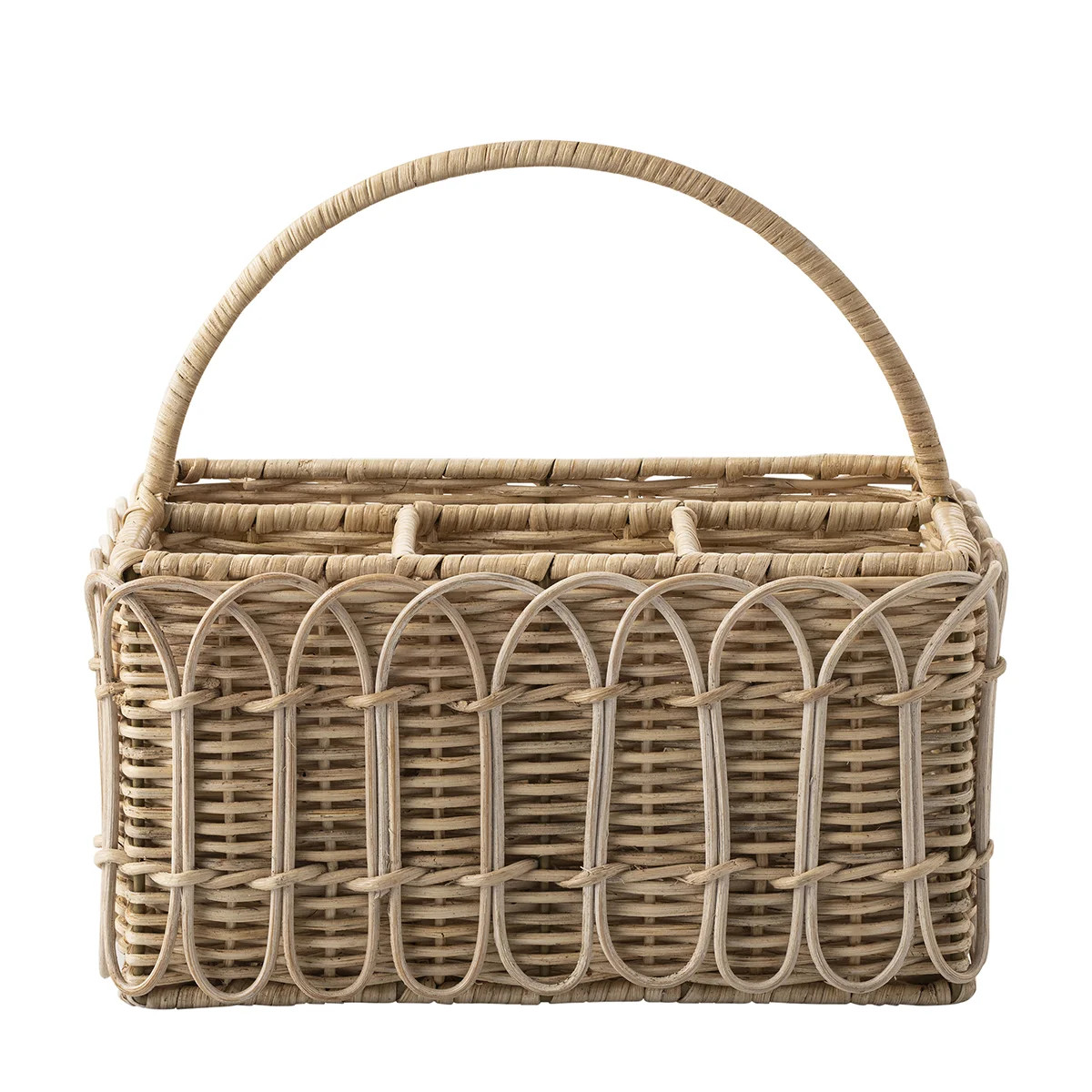 Juliska Provence Rattan Flatware Caddy - Light Brown & Reviews | Perigold | Perigold