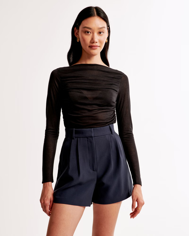 Women's A&F Sloane Tailored Short | Women's Bottoms | Abercrombie.com | Abercrombie & Fitch (US)