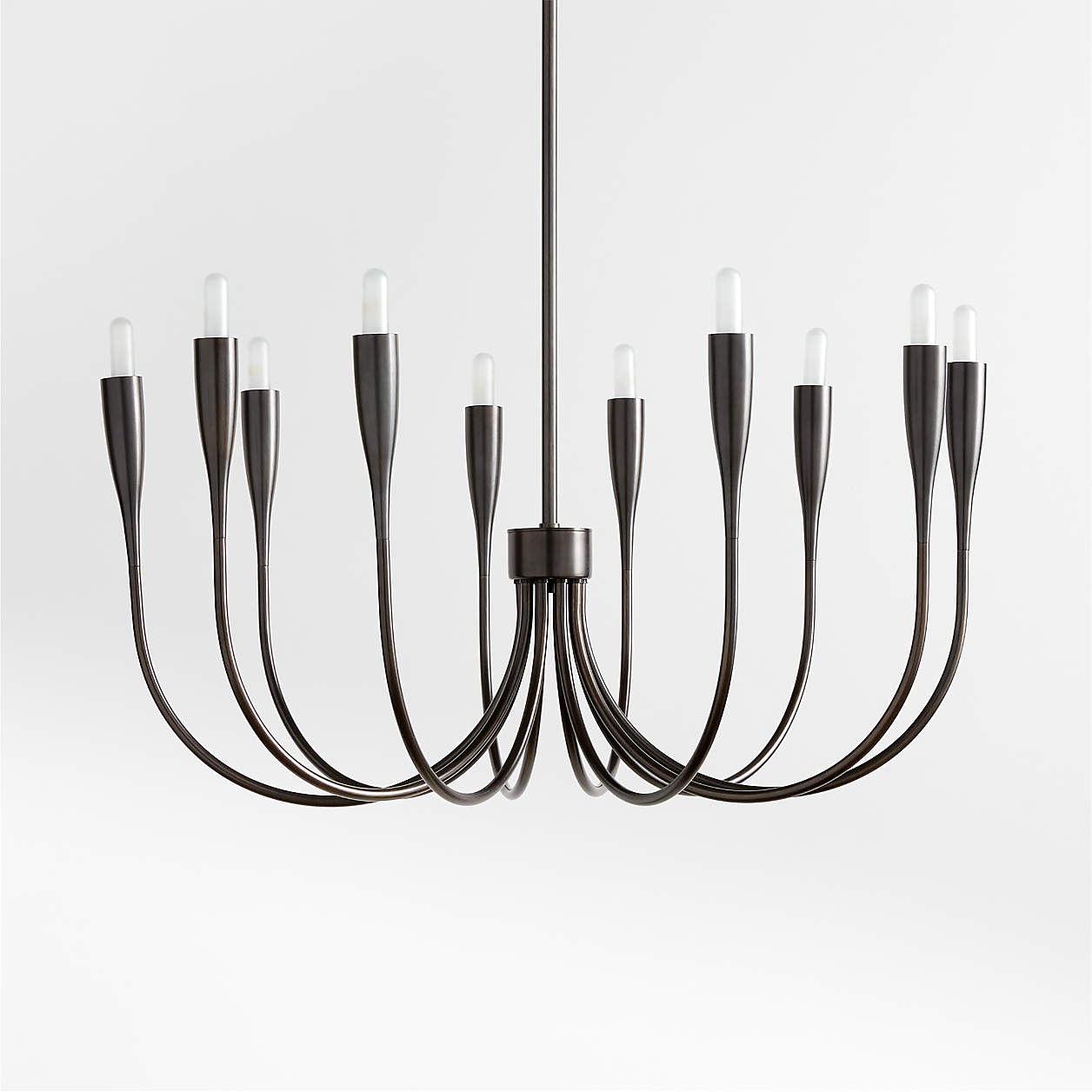 Iiona Brass Candelabra Chandelier Light + Reviews | Crate & Barrel | Crate & Barrel
