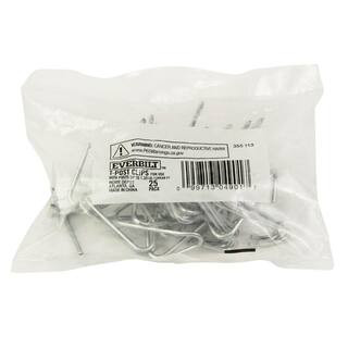 Galvanized Steel T-Post Fence Clips (25 per Bag) | The Home Depot