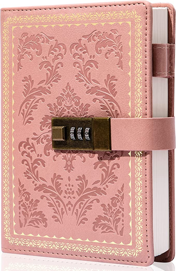 Lock Diary Vintage Journal with Lock for Women Leather Diary with Lock Refillable Personal Lockin... | Amazon (US)
