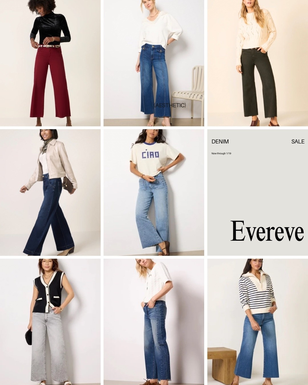 Evereve’s Denim Sale is going on now through Monday, January 19th! #everevepartner

Take 10% off all denim, which includes my favorite Meg jeans by Kut from the Kloth.

They come in so many cuts and colors and they always fit so comfortably.

I have at least 5 pair and can’t recommend them enough!


#LTKFindsUnder100 #LTKOver40 #LTKSaleAlert