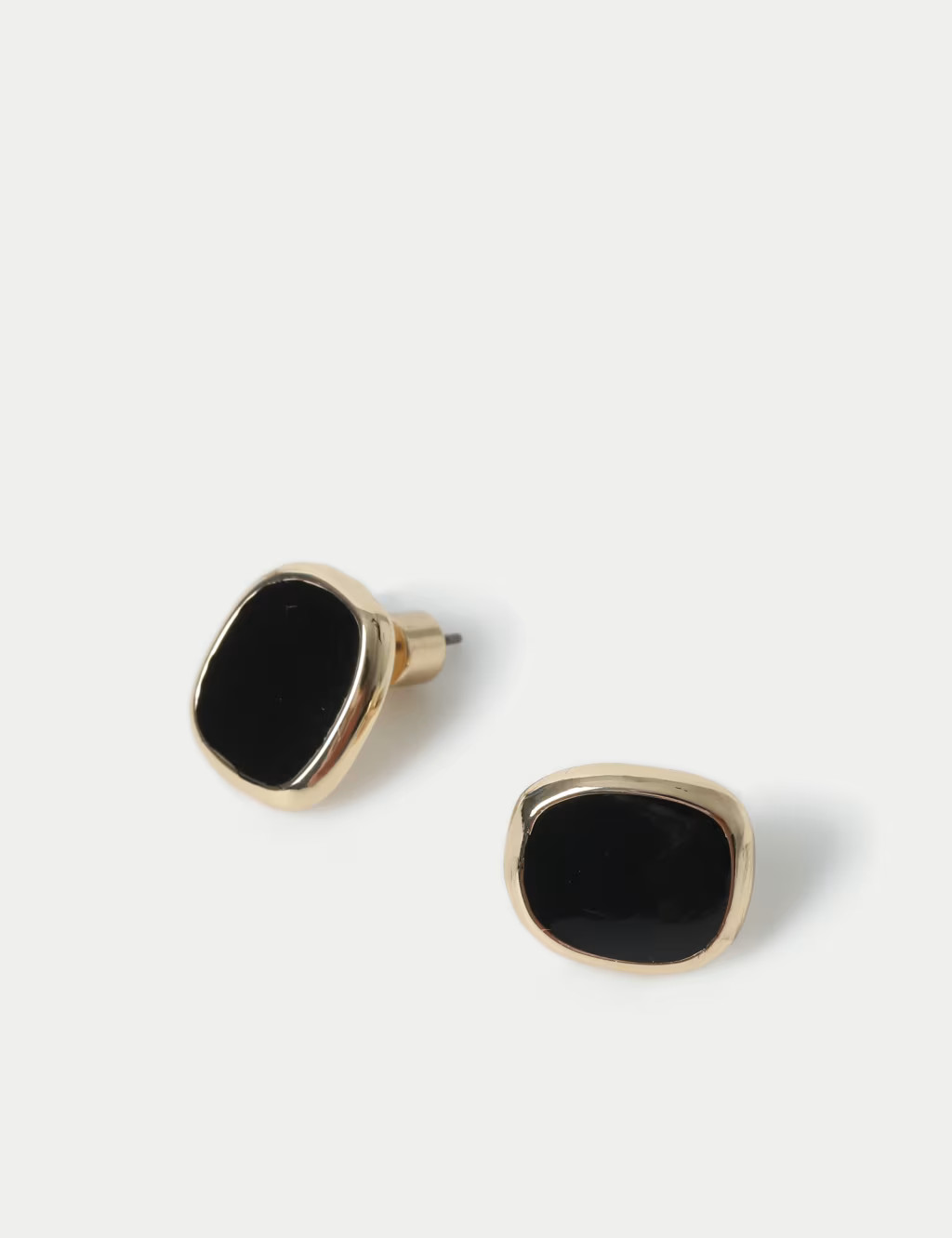 Black Enamel Stud Earrings | Marks & Spencer (UK)