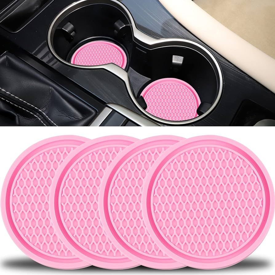 SINGARO Car Cup Coaster, 4PCS Universal Non-Slip Cup Holders Embedded in Ornaments Coaster, Car I... | Amazon (US)