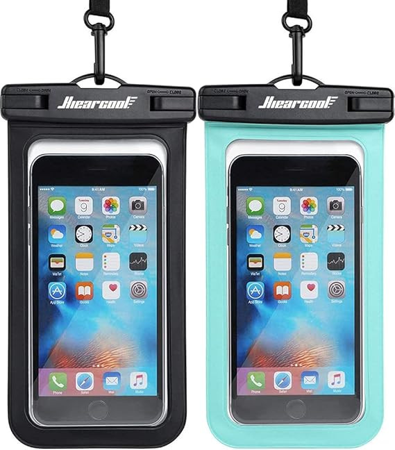 Hiearcool Waterproof Phone Pouch, Waterproof Phone Case for iPhone 16 15 14 13 Pro Max, IPX8 Cell... | Amazon (US)
