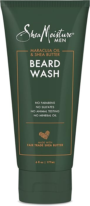 SheaMoisture Beard Wash for Full Beards - Maracuja Oil & Shea Butter to Deep Clean and Refresh - ... | Amazon (US)