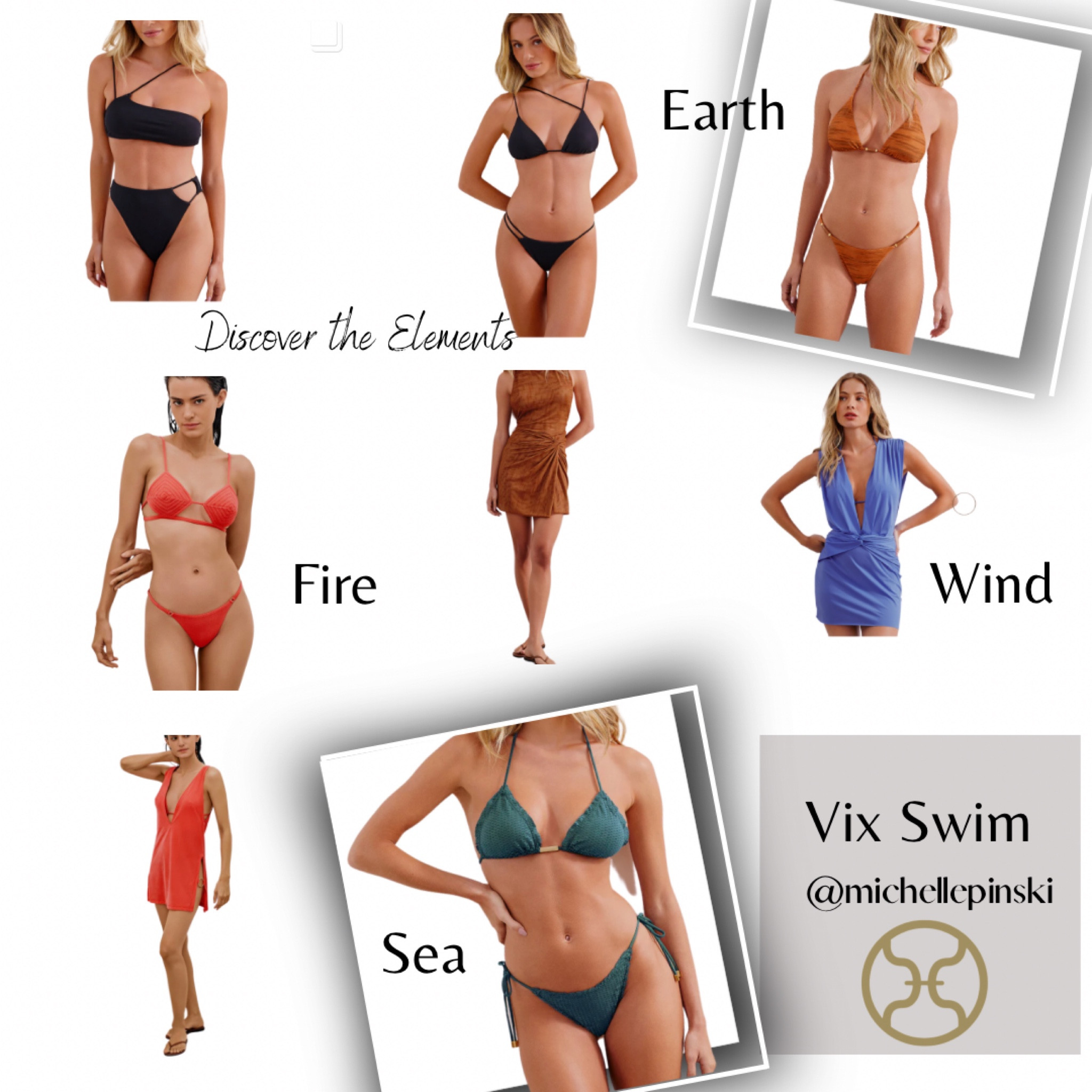 Gorgeous Vix options in earthy tones 
#LTKtravel #LTKswim #LTKbikinicrush 