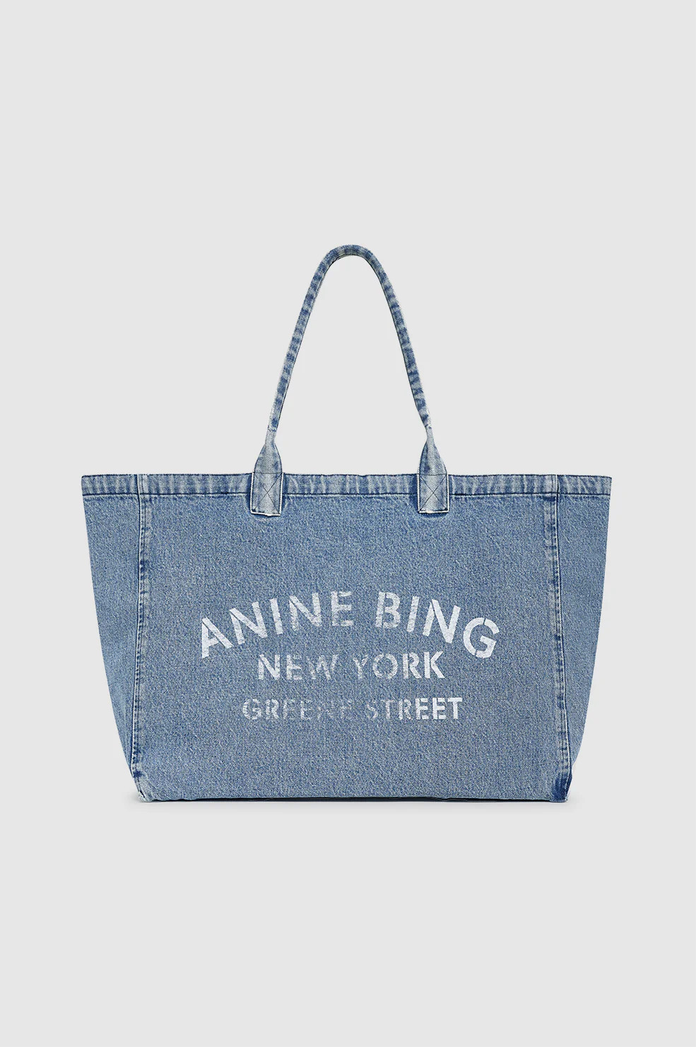 Leo Denim Tote - Shadow Blue | Anine Bing