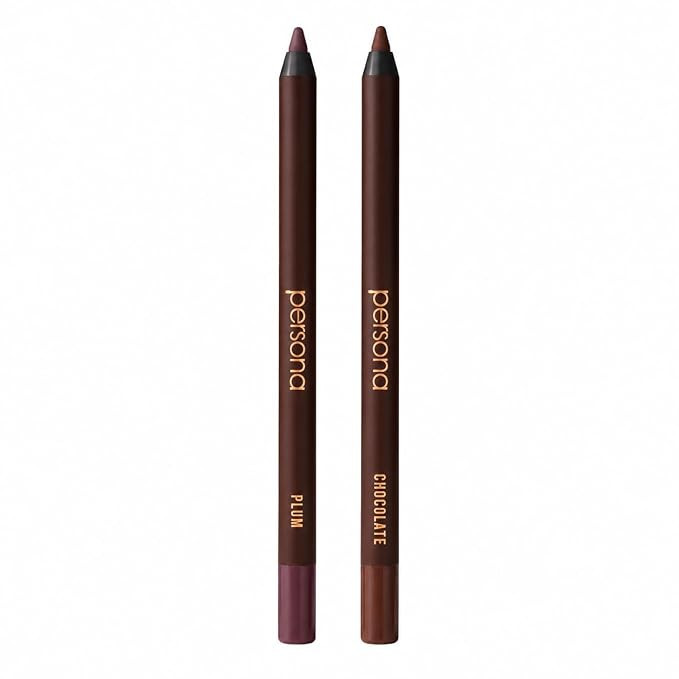 PERSONA 24HR Plum & Chocolate Waterproof Eyeliner Pencils | Creamy, Smudgeable Pencil for Lash Li... | Amazon (US)