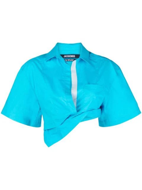 Capri cropped short-sleeve shirt | Farfetch (US)