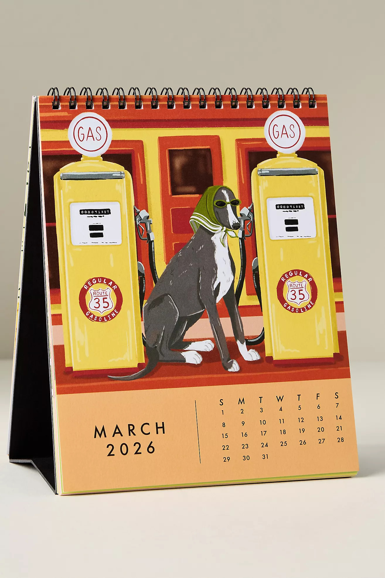 Paper Source 2026 Desk Easel Calendar | Anthropologie (US)