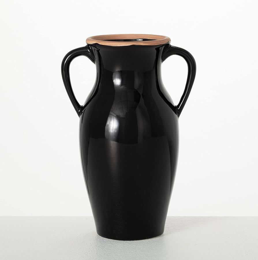 Sullivans Modern Vase with Handles, Modern Home Decor, Flower Vase, Ceramic Vases for Your Living... | Amazon (US)