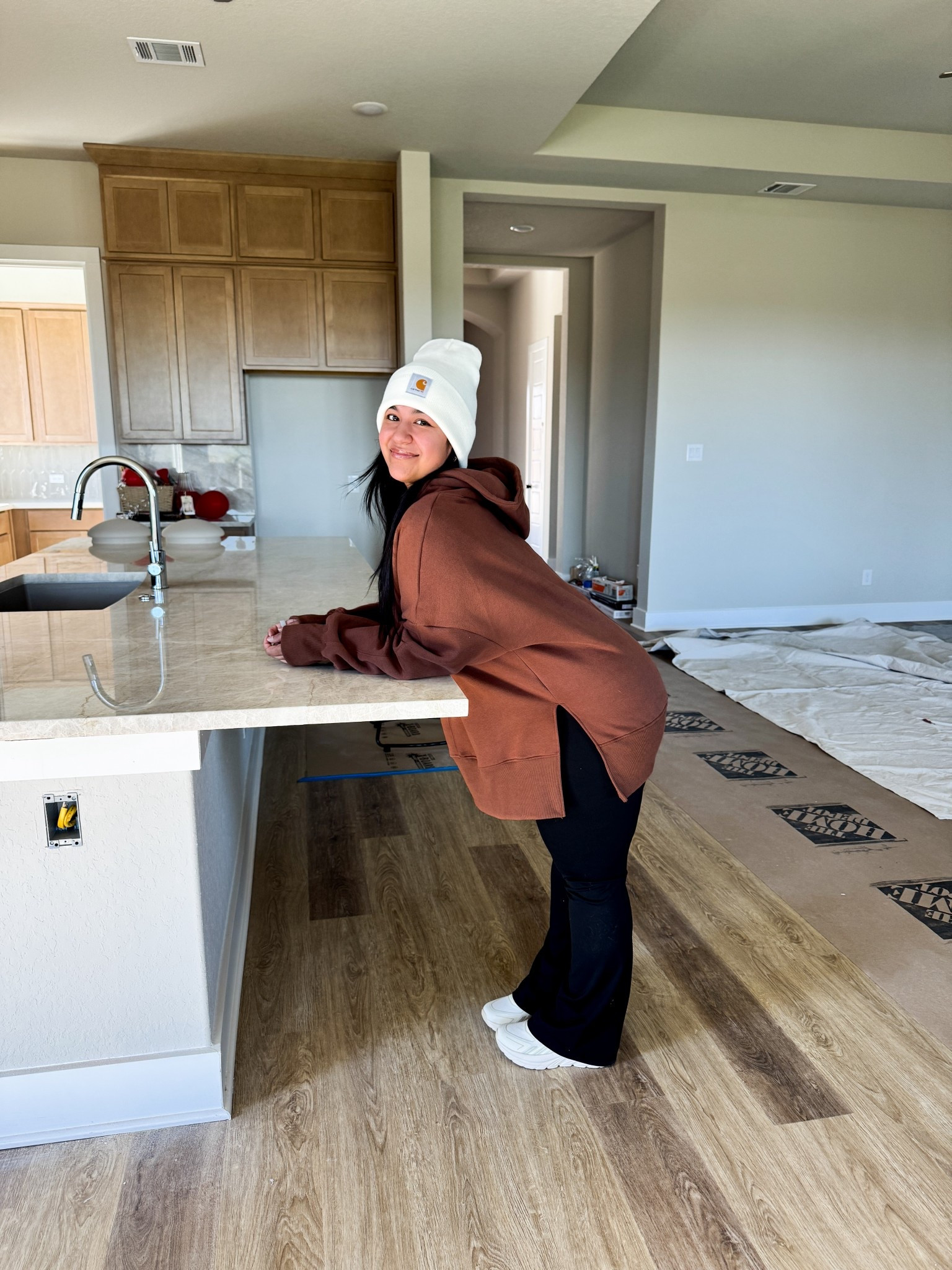 Comfy Amazon outfit! I’m 5’1” size 12 wearing a size large in the hoodie and leggings. Sneakers are true to size. 

#LTKMidsize #LTKOver40 #LTKPetite