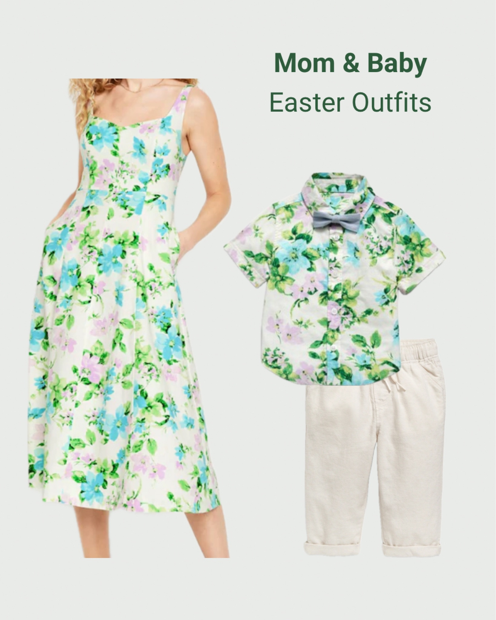 Fit & Flare Linen-Blend Midi Dress … curated on LTK