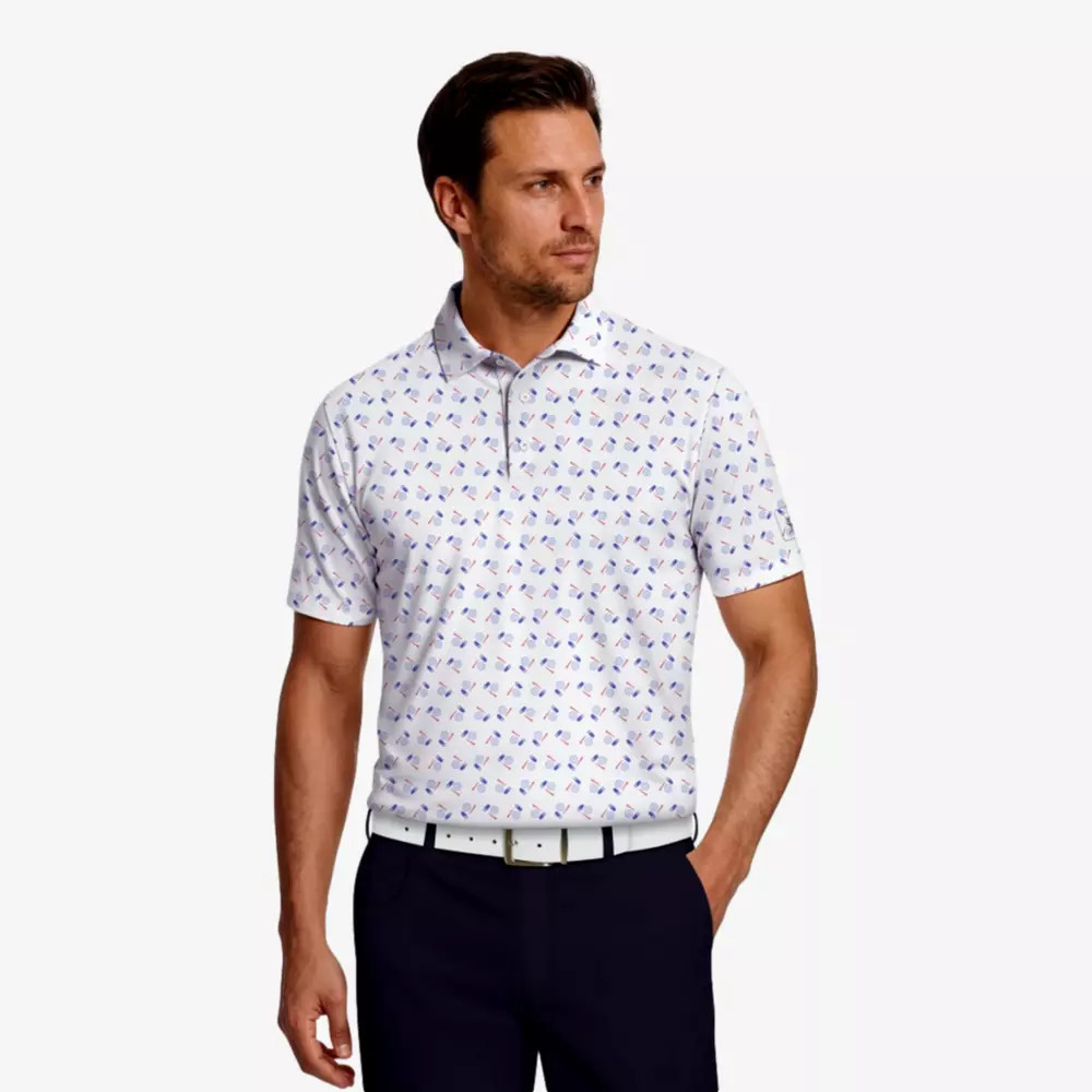 PGA TOUR Apparel Golf Gear Novelty Printed Men's Golf Polo Shirt | PGA TOUR Superstore