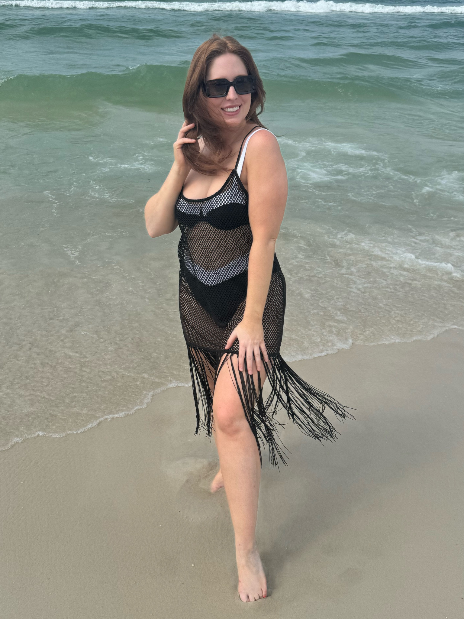 Medium in cover up & medium in top & bottoms🩷

#LTKFindsUnder50 #LTKFindsUnder100 #LTKSwim