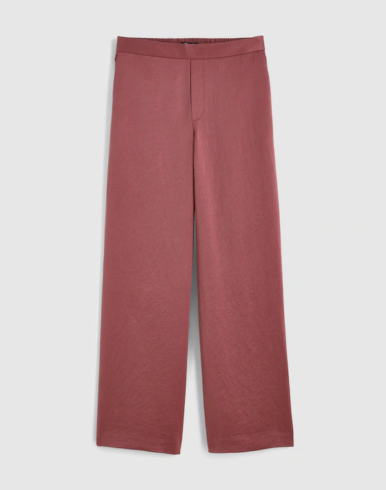 The Easy Pull-On Pant in Satin | Madewell
