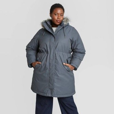 Women's Plus Size Winter Parka - Ava & Viv™ | Target