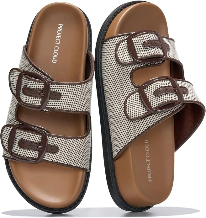 Project Cloud Sandals for Women - Trendy Sandals for Women 2026 with Adjustable Straps - Plush an... | Amazon (US)