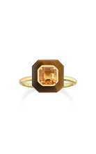 Frame 18K Yellow Gold Tiger's Eye, Citrine Ring | Moda Operandi (Global)