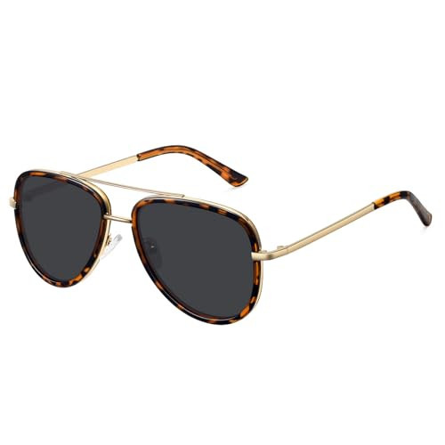 Fozono Polarized Aviator Sunglasses for Women Men Reinforced Metal Frame | Amazon (US)
