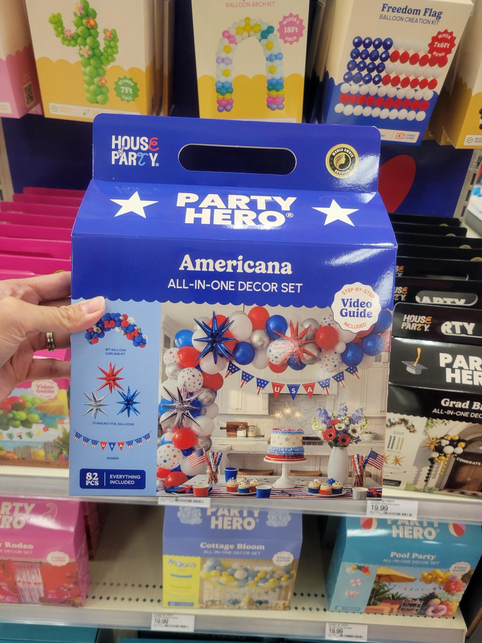 4th of july balloon kit at Target. Party favorites. Hosting. Host finds. Patriotic. Summer finds.  

 #LTKvlog #LTKSeasonal #LTKHome