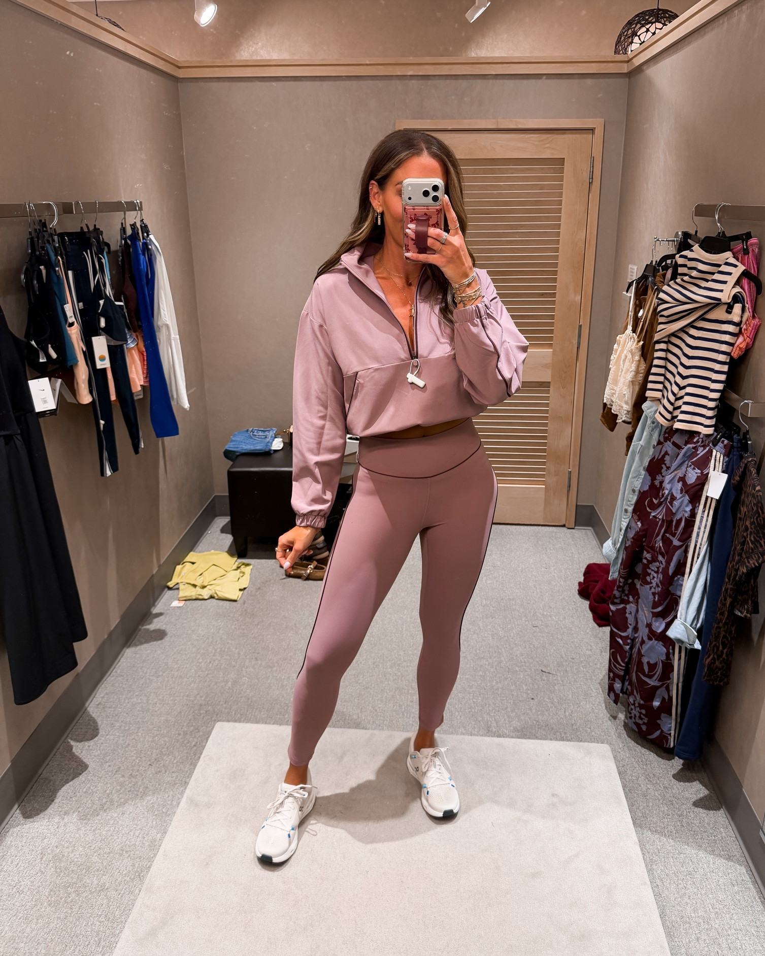 Pullover-small
Bra/small
Leggings/small
Sneakers-tts

#LTKootd #LTKActive #LTKfitnessgoals