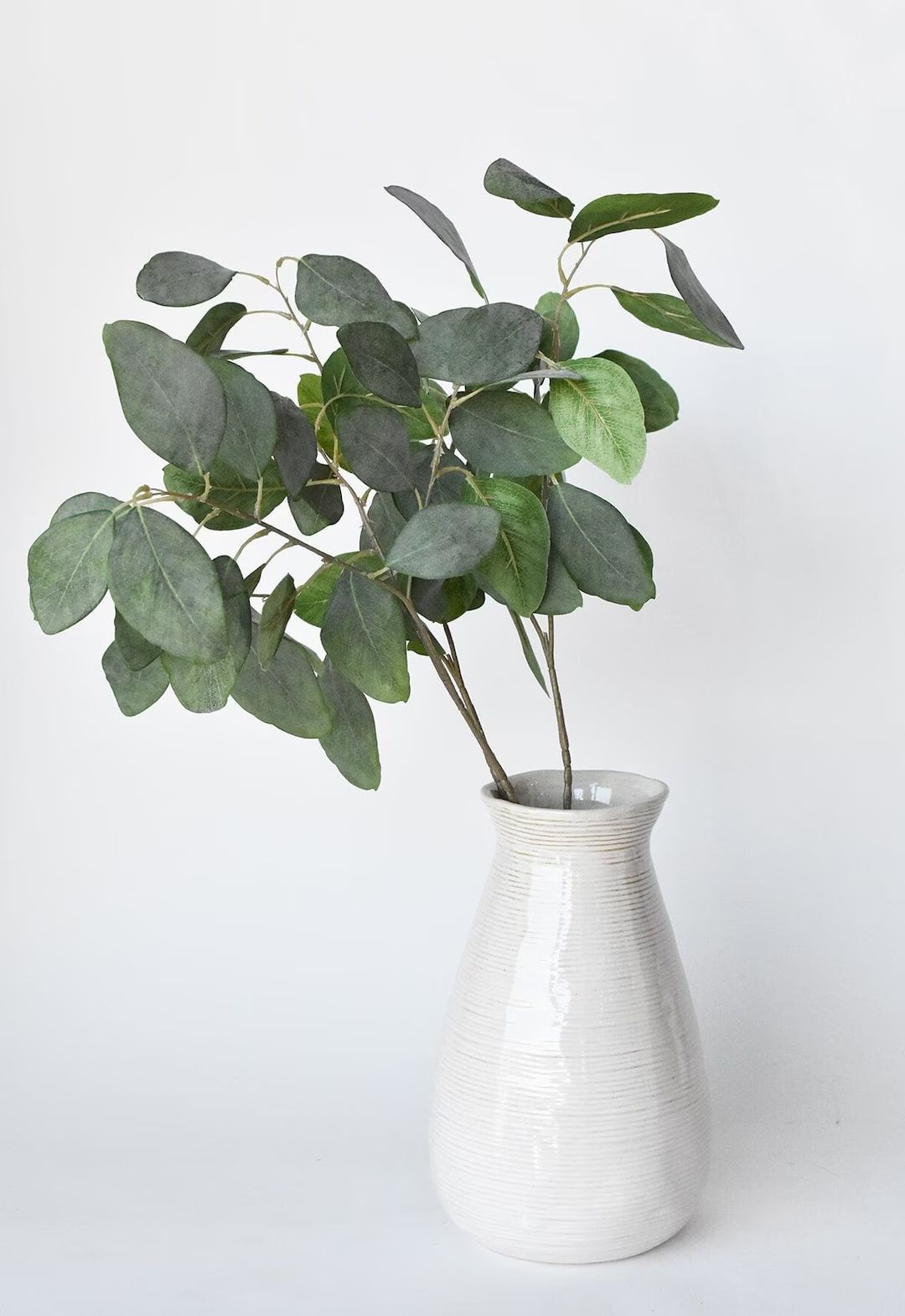 24" Faux Eucalyptus Leaf Stem | Etsy (US)