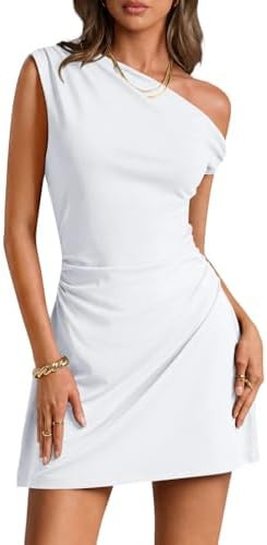 Trendy Queen Womens Mini Off The Shoulder Cocktail Dresses Going Out Outfit | Amazon (US)