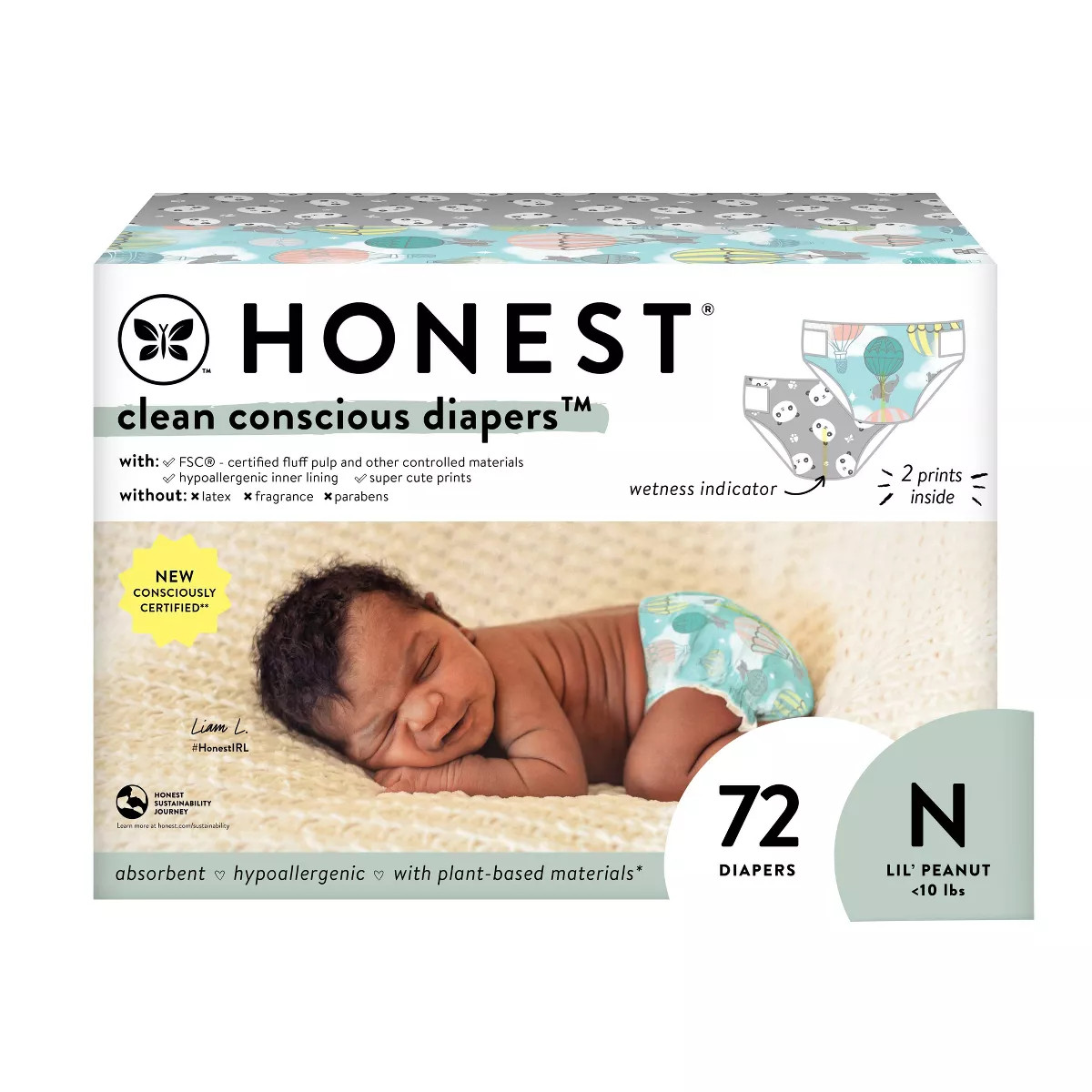 The Honest Company Clean Conscious Disposable Diapers - (Select Size and Pattern) | Target