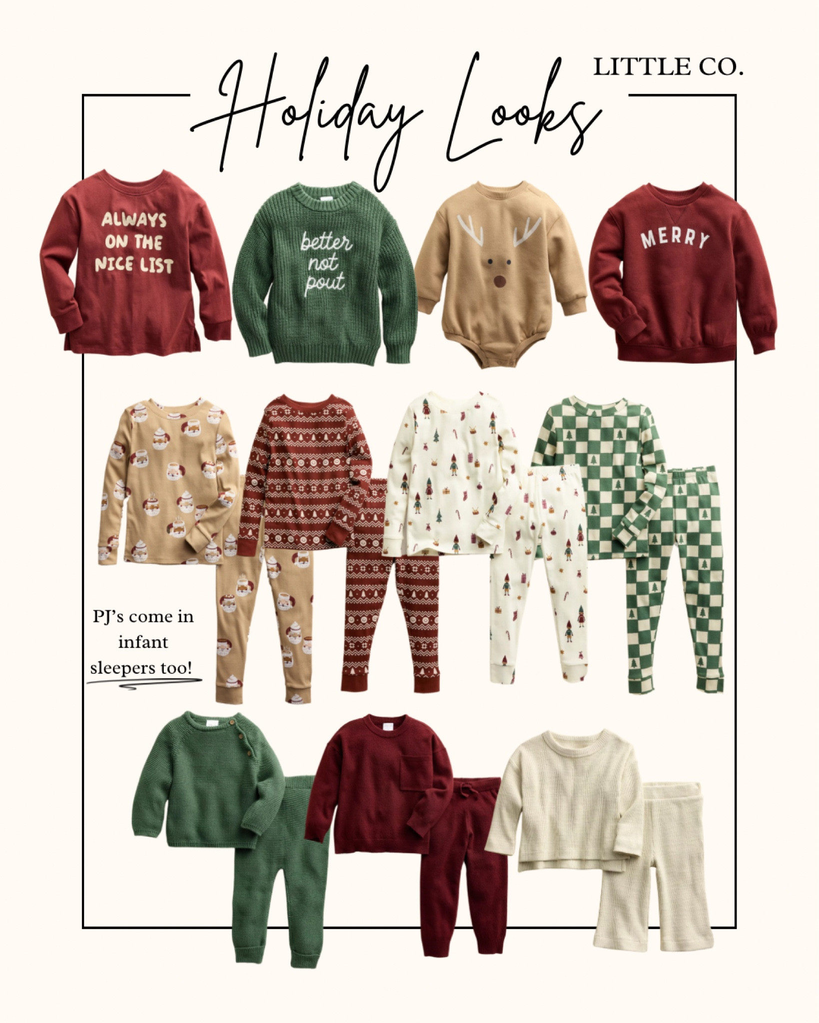 The cutestttt patterns and graphic tees for the holidays from Little Co. at Kohl's! 20% off right now too 🥰

#LTKHoliday #LTKBaby #LTKKids