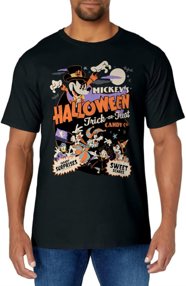 Disney Mickey’s Halloween Trick or Treat Candy Co. T-Shirt | Amazon (US)
